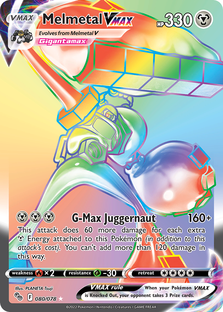 Pokémon Go Melmetal VMAX #80/78